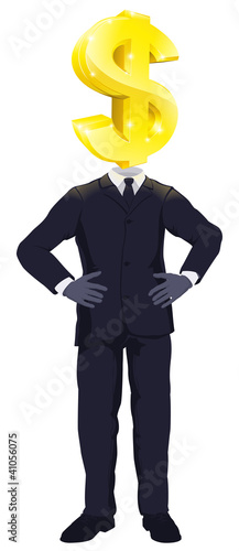 Vector: Money man concept Money man concept