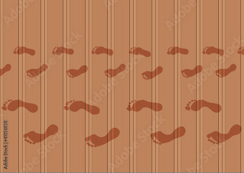 Vector: Fond Plancher Trace de pieds_Adulte_Enfant Fond Plancher Trace de pieds_Adulte_Enfant