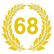 Lorbeerkranz Gold - 68