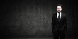Portrait of a young businessman with place for your text. Portrait of a young businessman with place for your text.