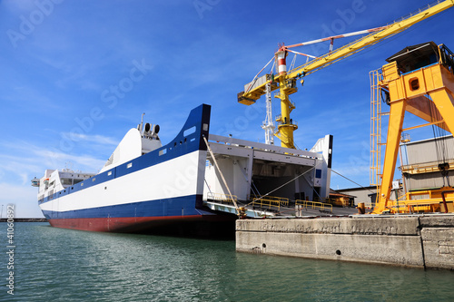 Photo: passenger ferry ship passenger ferry ship