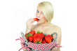 Erdbeeren essen