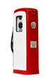 Ancient old gasoline pump isolated