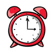 Vector: clock doodle clock doodle
