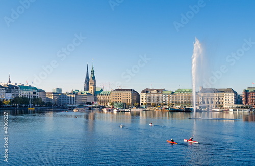 Photo: Hamburger Binnenalster Hamburger Binnenalster