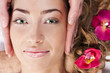 Foto: Attractive woman getting spa treatment Attractive woman getting spa treatment