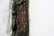 Rusty worn out hinge