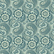 Seamless elegant paisley pattern