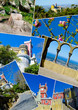 Pena Palace. Sintra. Collage