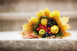 colorful autumn bouquet closeup colorful autumn bouquet closeup