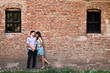 pretty young couple portrait pretty young couple portrait