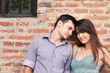 pretty young couple portrait pretty young couple portrait
