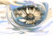 Blue flower watercolors