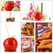 toffee apple, carnival pastry