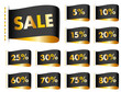 Stitching Label Sale Percent Gold/Black