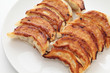 Jiaozi, dumplings stuffed with minced pork and vegetables