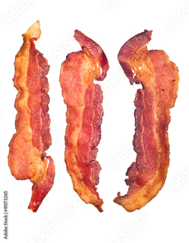 Photo: Cooked bacon strips Cooked bacon strips