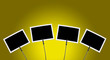 Fotoclip 4x vor gelbem Hintergrund 1