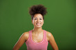 African woman laughing