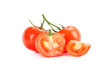 Fresh tomatoes isolated on white Fresh tomatoes isolated on white