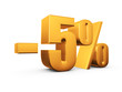 metal percent 3d render illustration
