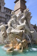 Fontaine des Quatre-Fleuves, place Navone à Rome - Italie Fontaine des Quatre-Fleuves, place Navone à Rome - Italie