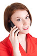 Junge Frau am Handy Junge Frau am Handy