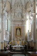Indoor Christian Church With Lights