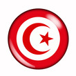 Button flag of Tunisia