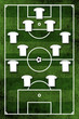 Four-four-two formation