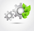 Gear with leaves