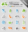 Stickers - Italian Icons Stickers - Italian Icons