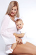 Mother with baby