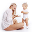 Mother with baby