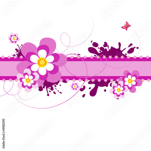 Vektor: flower background flower background