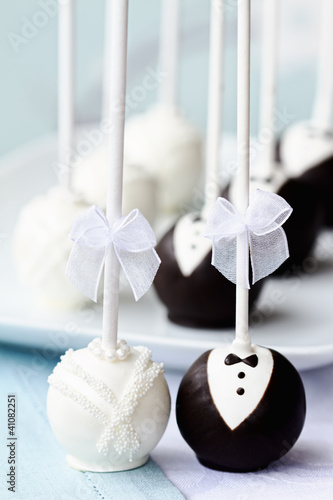 Foto: Wedding cake pops Wedding cake pops