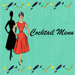 Retro Cocktail Menu
