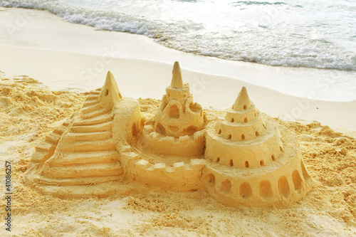 Foto: Sand Castle on the Beach Sand Castle on the Beach