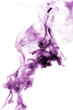 Real Smoke on a White Background