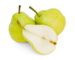 Pears isolated on white background