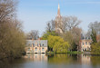 Minnewater in Bruges,  Belguim