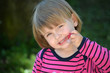 girl with soother