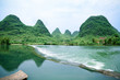 beautiful rural scenery in yangshuo