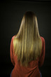 Long hair after some cutting halfway