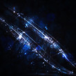 Abstract vector background, futuristic wave illustration eps10