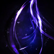 Abstract vector background, futuristic wave illustration eps10