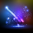 neon light guitar, grunge music neon light guitar, grunge music