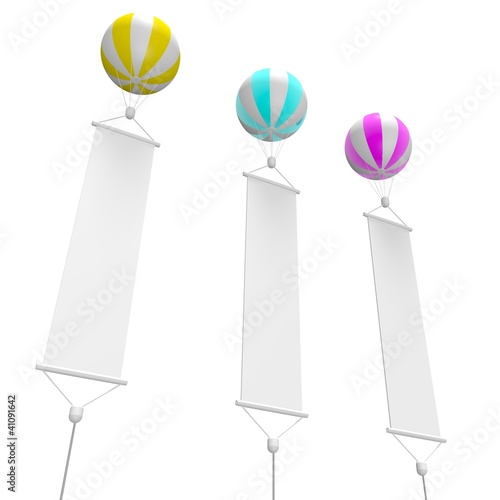 Illustration: Advertising balloon Advertising balloon