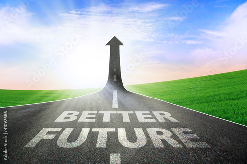 Photo: Road to better future Road to better future