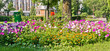 Landscaped flower bed